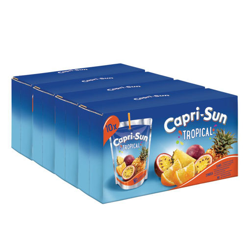 Afbeeldingen van CAPRI-SUN TROPICAL POUCH 4X10X20CL