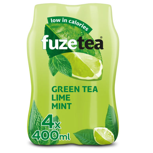 Afbeeldingen van FUZE TEA LIME MINT PET 4X40CL