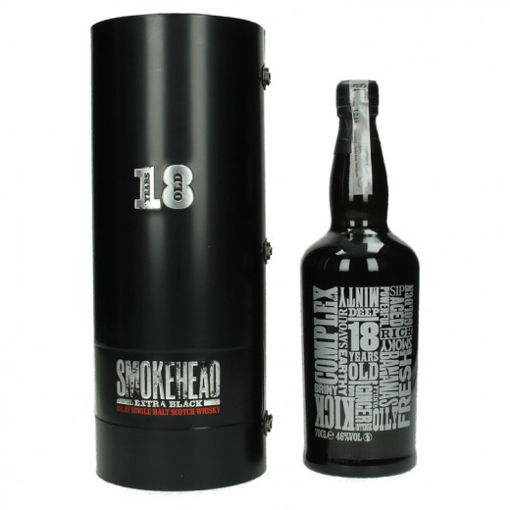 Afbeeldingen van SMOKEHEAD EXTRA BLACK 18Y 46° 70cl