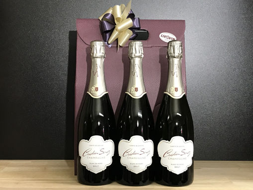 Afbeeldingen van CRISTIAN SENEZ BRUT Cadeauverpakking 3x75cl