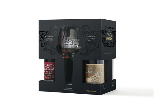 Afbeeldingen van LINDEMANS GESCHENK 4X25CL + GLAS