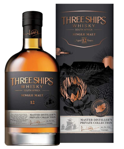 Afbeeldingen van THREE SHIPS 12Y SINGLE MALT 46,3° 70CL