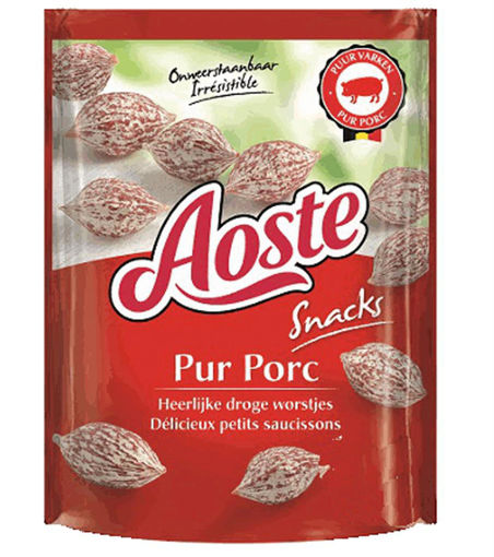Afbeeldingen van AOSTE SNACK PUR PORC 80G
