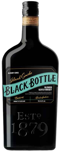 Afbeeldingen van BLACK BOTTLE ISLAND SMOKE ALCHEMY 46,3° 70CL