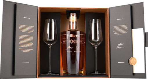 Afbeeldingen van FILLIERS BARREL AGED 30YO 47.5 % VOL (GIFTPACK WITH GLASSES) LIMITED RELEASE