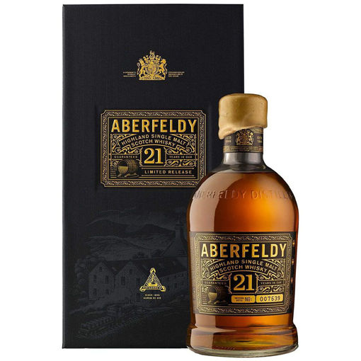 Afbeeldingen van ABERFELDY 21Y SINGLE MALT SCOTCH WHISKY 40° 70CL