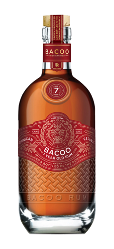 Afbeeldingen van BACOO RUM 7Y 40° 70CL