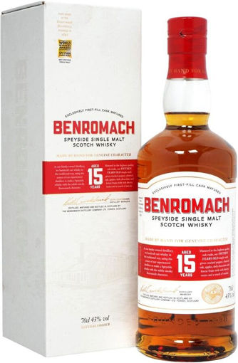 Afbeeldingen van BENROMACH 15Y SPEYSIDE 43° 70CL