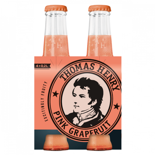 Afbeeldingen van THOMAS HENRY GRAPEFRUIT PINK 4X20CL