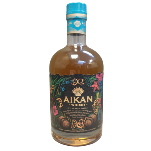 Afbeeldingen van AIKAN WHISKY INTENSE RUM BARRELS 40° 70CL