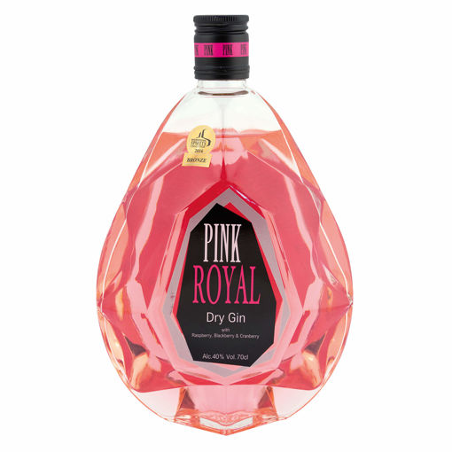Afbeeldingen van PINK ROYAL DRY GIN 40° 70CL