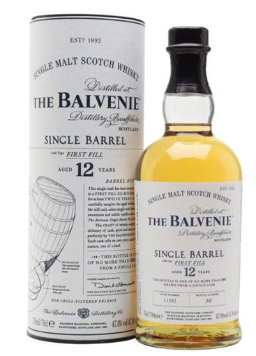 Afbeeldingen van THE BALVENIE 12 YEARS - First Fill 47,8°