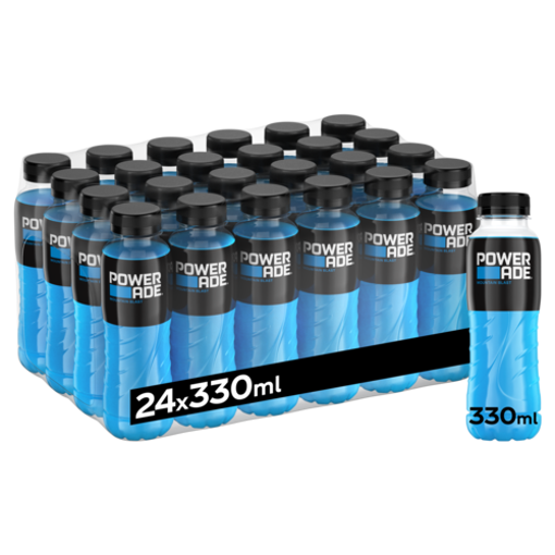 Afbeeldingen van Powerade Mountain Blast PET 24 x 0.33L