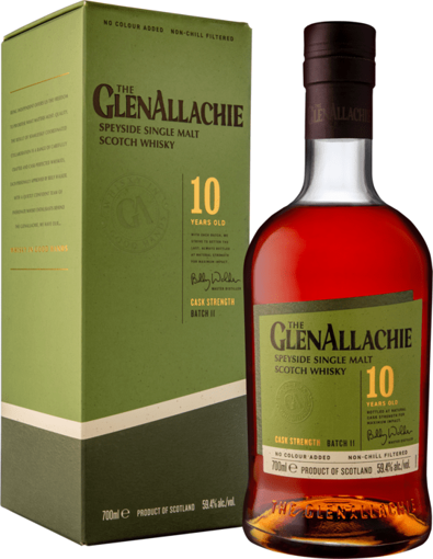 Afbeeldingen van GLENALLACHIE 10Y CASK STRENGHT BATCH II 59,4° 70CL