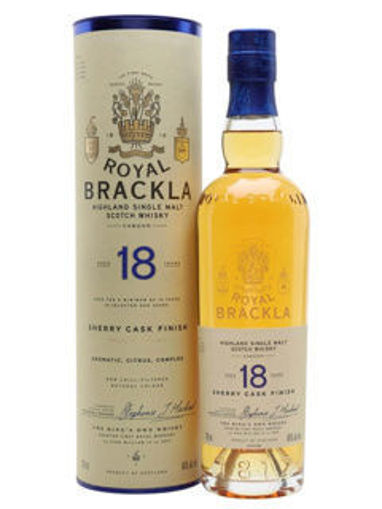 Afbeeldingen van ROYAL BRACKLA 18Y PALO CORTADO SHERRY CASK FINISH 46° 70CL