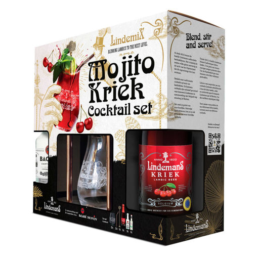 Afbeeldingen van LINDEMANS MOJITO KRIEK COCKTAILSET