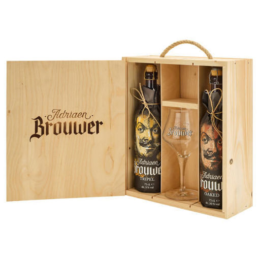 Afbeeldingen van ADRIAEN BROUWER TRIPEL & OAKED 75CL + GLAS