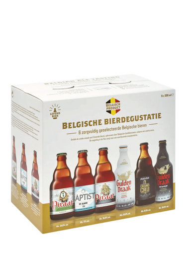 Afbeeldingen van BELGISCHE BIERDEGUSTATIE: AUGUSTIJN, GULDEN DRAAK & PIRAAT 6X33CL