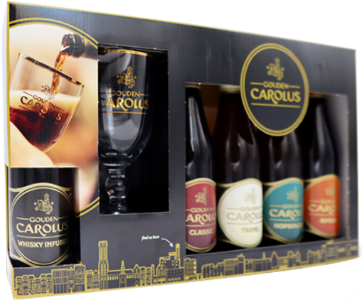 Afbeeldingen van GOUDEN CAROLUS 5X33CL + GLAS