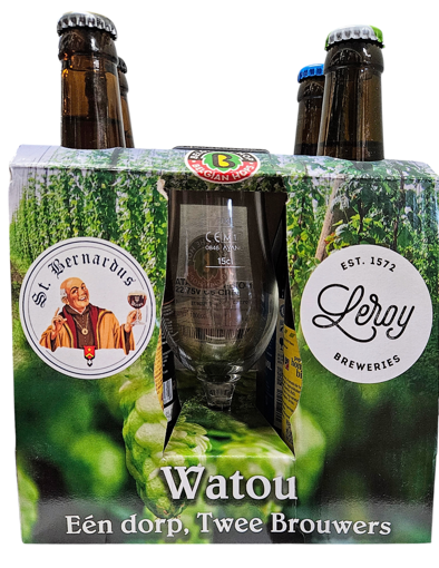 Afbeeldingen van WATOU VILLAGE 4X33CL + GLAS