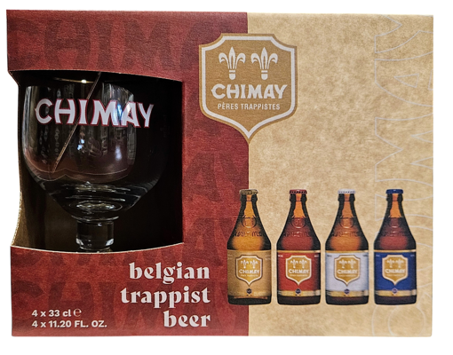 Afbeeldingen van CHIMAY 4X33CL + GLAS