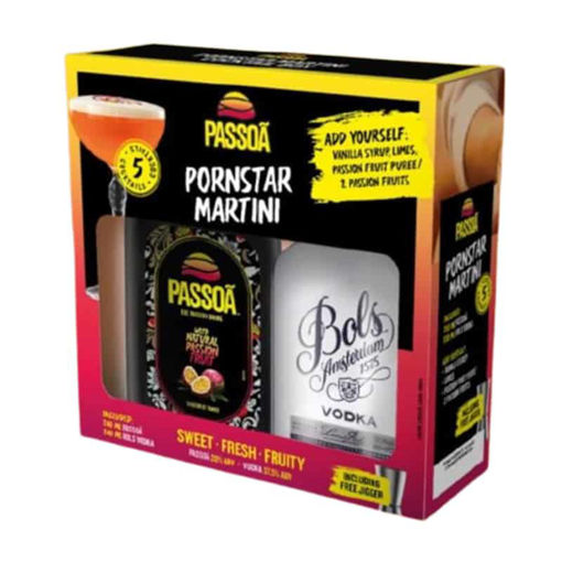 Afbeeldingen van PASSOA PORNSTAR MARTINI GIFT PACK 40CL