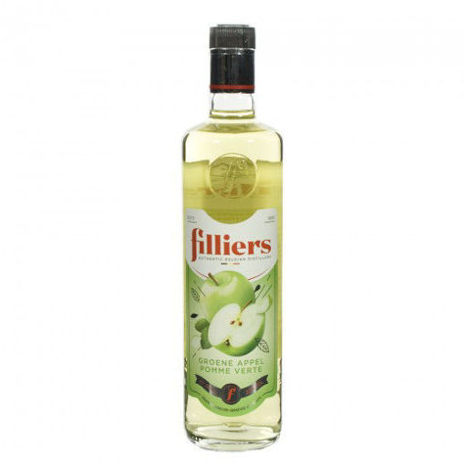 Afbeeldingen van FILLIERS GROENE APPEL FRUITJENEVER 20° 70CL