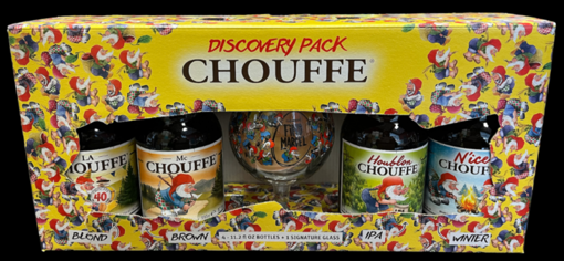 Afbeeldingen van Chouffe mix 4x33cl + glas