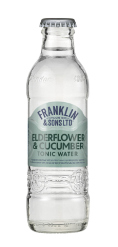 Afbeeldingen van FRANKLIN'S ELDERFLOWER CUCUMBER TONIC 20CL