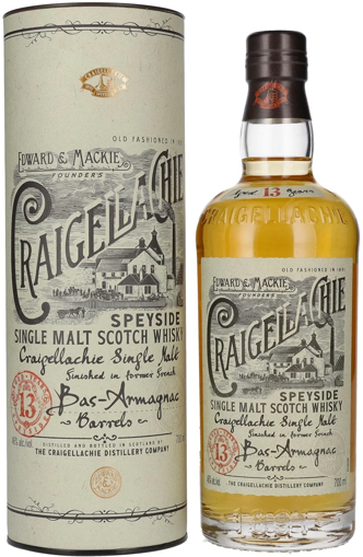 Afbeeldingen van CRAIGELLACHIE 13Y ARMAGNAC CASK 46° 70CL