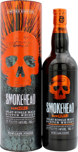 Afbeeldingen van SMOKEHEAD RUM REBEL 46° 70CL