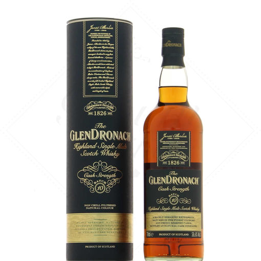 Afbeeldingen van GLENDRONACH CASK STRENGTH BATCH 10 58,8° 70CL