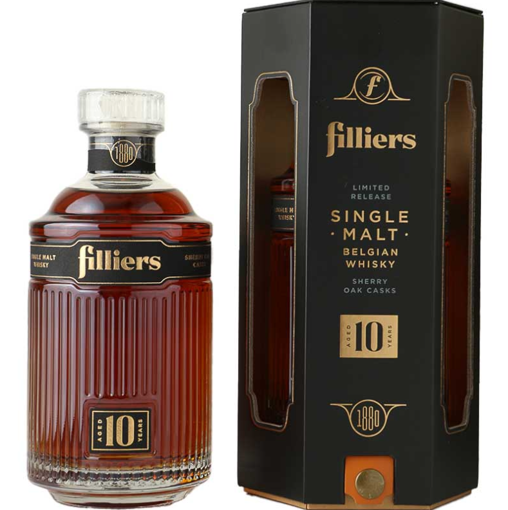 Afbeeldingen van FILLIERS SINGLE MALT 10Y 43° 70CL