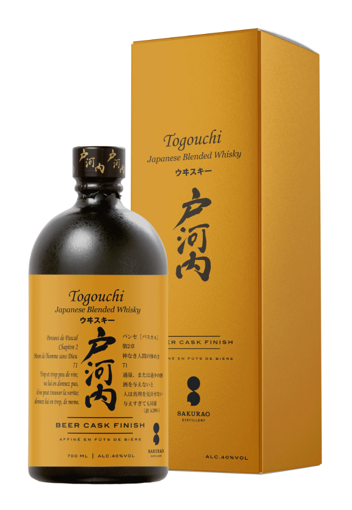 Afbeeldingen van TOGOUCHI BEER CASK FINISH JAPANESE WHISKY 40° 70CL