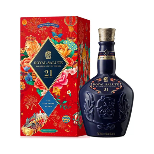Afbeeldingen van CHIVAS NEW YEAR ROYAL SALUTE 21Y 40° 70CL
