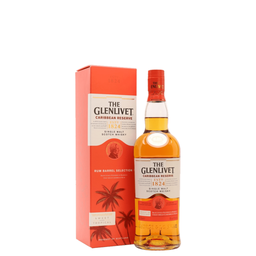 Afbeeldingen van THE GLENLIVET CARIBBEAN RESERVE 40° 70CL