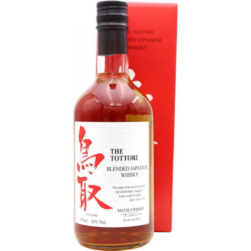 Afbeeldingen van THE TOTTORI BLENDED JAPANESE WHISKY 43° 50CL