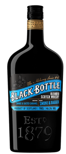 Afbeeldingen van BLACK BOTTLE SMOKE & DAGGER 46.3° 70CL