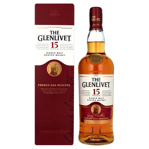 Afbeeldingen van THE GLENLIVET FRENCH OAK RESERVE 15Y 40° 70CL