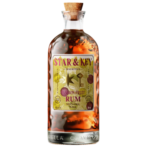 Afbeeldingen van STAR & KEY PASSION FRUIT RUM 40° 70CL