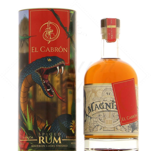 Afbeeldingen van EL CABRON XO SPICED RUM 43° 70CL