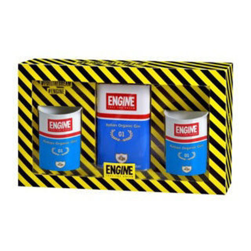 Afbeeldingen van ENGINE GIN 50CL + 2 GLAZEN
