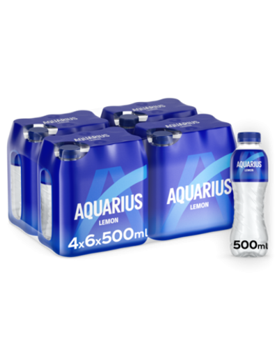 Afbeeldingen van AQUARIUS LEMON PET 4X6X50CL