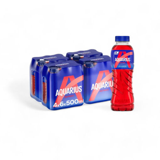 Afbeeldingen van AQUARIUS RED PEACH PET 4X6X50CL