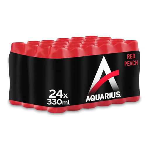 Afbeeldingen van AQUARIUS RED PEACH PET 24X33CL