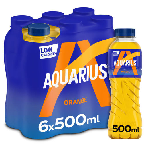 Afbeeldingen van AQUARIUS ORANGE PET 6X50CL