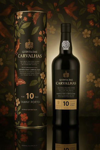 Afbeeldingen van CARVALHAS 10Y TAWNY PORTO TUBE 75CL
