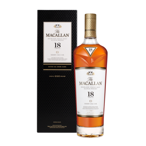 Afbeeldingen van MACALLAN SHERRY OAK CASK 18Y 43° 70CL