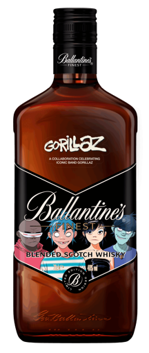Afbeeldingen van BALLANTINE'S X GORILLAZ 40° 70CL