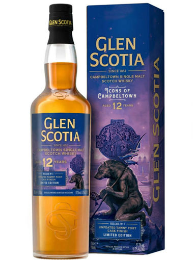 Afbeeldingen van GLEN SCOTIA THE WULVER 12 YEAR 51.70° 70CL